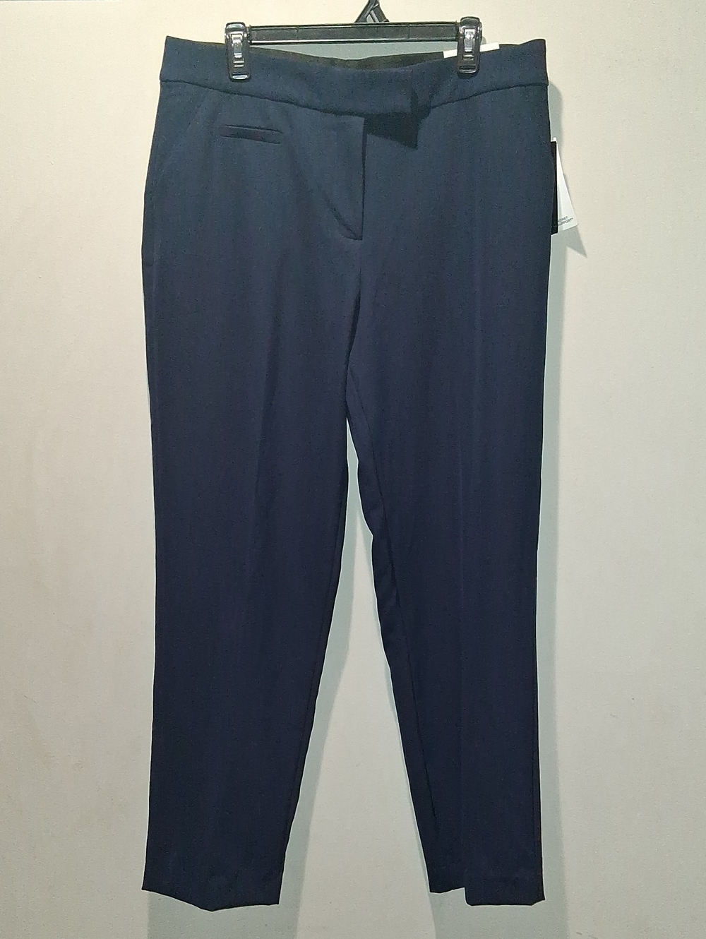 Investments Navy Tailored Ankle Trousers
